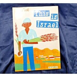 This Is Israel by Miroslav Sasek 1969 Edition Hardcover Dust Jacket Illustrated
